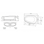 Каркас для ванны левосторонний, 170х110 см AM.PM Like W80A-170L110W-R Каркас для ванны левосторонний, 170х110 см AM.PM Like W80A-170L110W-R. Фото