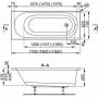 Ванна акриловая VAGNERPLAST Kasandra 160 VPBA167KAS2X-01. Фото