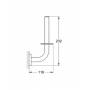 Держатель запасного рулона бумаги GROHE Essentials 40385001 для ванной комнаты. Фото