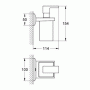 Держатель с дозатором для жидкого мыла GROHE Allure Brilliant 40494000 для ванной комнаты. Фото