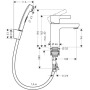 Набор для биде Hansgrohe Metris S 31160000. Фото