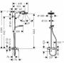 Душевая система HANSGROHE Crometta 160 1jet 27266400. Фото