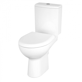 CERSANIT Унитаз компакт NATURE NEW CLEAN ON 011 с сиденьем дюропласт и микролифтом easy-off KO-NTR011-3/5-COn-DL. Фото