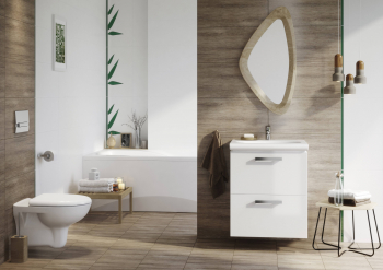 CERSANIT Унитаз компакт NATURE NEW CLEAN ON 011 с сиденьем дюропласт и микролифтом easy-off KO-NTR011-3/5-COn-DL. Фото