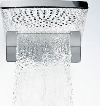 Верхний душ Hansgrohe Rainfall 180 Air хром 28433000. Фото