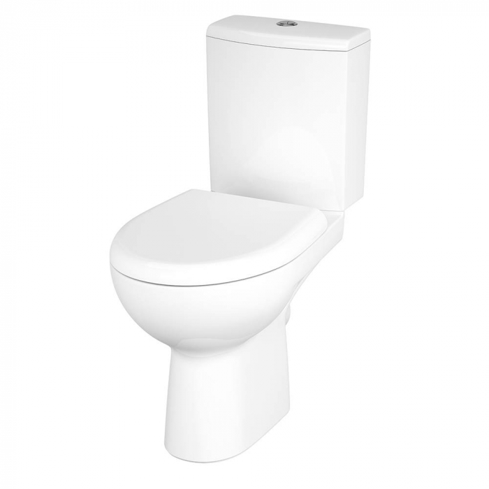 CERSANIT Унитаз компакт NATURE NEW CLEAN ON 011 с сиденьем дюропласт и микролифтом easy-off KO-NTR011-3/5-COn-DL. Фото