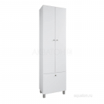 Шкаф - колонна Акватон Симпл двустворчатая с бельевой корзиной 1A137403SL010 Шкаф - колонна Акватон Симпл двустворчатая с бельевой корзиной 1A137403SL010. Фото