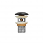 Выпуск для умывальника с переливом Optima Home черный матовый IDDIS OPHBM0Wi88 Выпуск для умывальника с переливом Optima Home черный матовый IDDIS OPHBM0Wi88. Фото